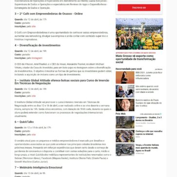 39 eventos online para empreendedores que acontecem nesta semana – Exame.com