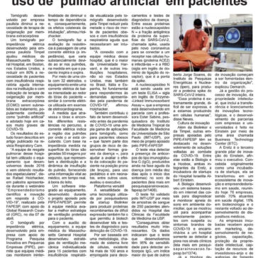 Tecnologia brasileira reduz em 80% o uso de `pulmão artificial` em pacientes – Folha de Itapetininga