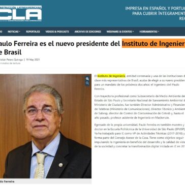 Paulo Ferreira es el nuevo presidente del Instituto de Ingeniería de Brasil – Construcción Latinoamericana