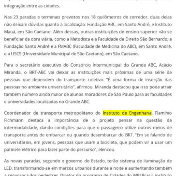 BRT-ABC vai criar rota que liga universidades – Investe São Paulo