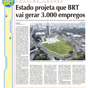 Estado projeta que BRT vai gerar 3.000 empregos – Diário do Grande ABC