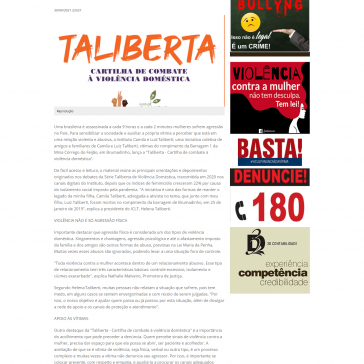 Série gravada para o Youtube gera cartilha que orienta o combate à violência doméstica – A Tribuna News