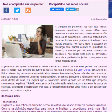 Saiba como manter a saúde mental e a boa produtividade no home office – Jaciara Barros