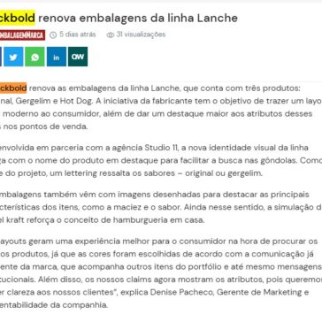 Wickbold renova embalagens da linha Lanche – Quimiweb