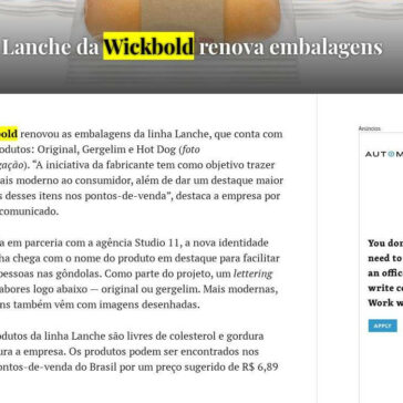 Linha Lanche da Wickbold renova embalagens – Que Gostoso