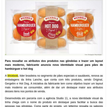 Wickbold renova embalagens da linha Lanche – Food Innovation