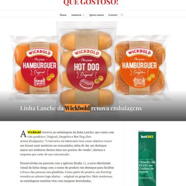 Linha Lanche da Wickbold renova embalagens – Que Gostoso