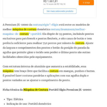 Melhor máquina de costura doméstica: sete modelos para comprar em 2021 – Zoom
