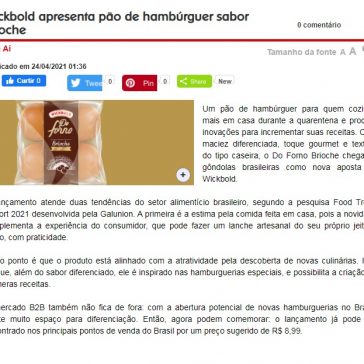 Wickbold apresenta pão de hambúrguer sabor Brioche – Arroz de Fyesta