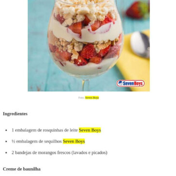 Receita de Pavê de rosquinha de leite – Comida e Receitas