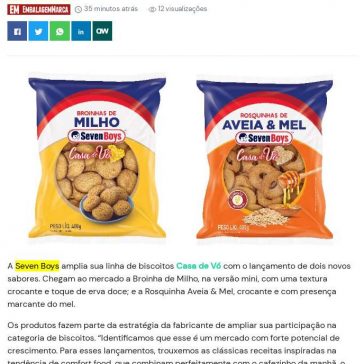 Seven Boys amplia linha de biscoitos – News Quimiweb