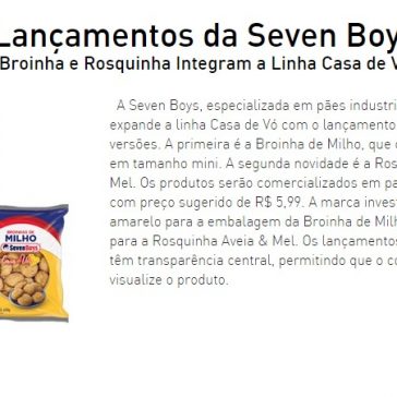 Lançamentos da Seven Boys – Giro News