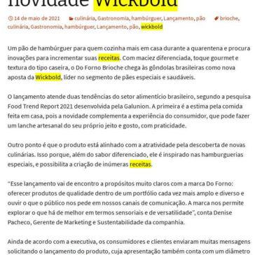 Pão de hambúrguer sabor Brioche é novidade Wickbold – De Repente 50