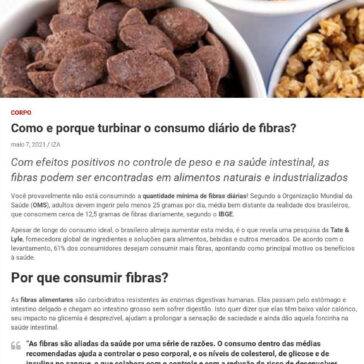 Como e porque turbinar o consumo diário de fibras? – Burguesinhas