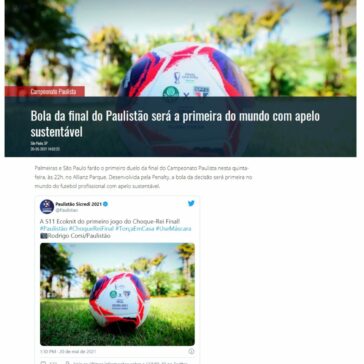 Bola da final do Paulistão será a primeira do mundo com apelo sustentável – Gazeta Esportiva