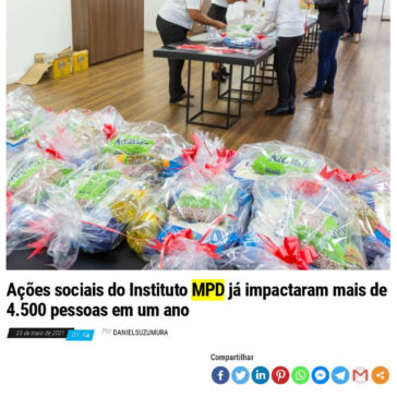 Ações sociais do Instituto MPD já impactaram mais de 4.500 pessoas em um ano – Jornal Dia Dia