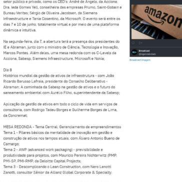 Infraestrutura e a indústria nacional serão temas centrais discutidos ao longo da primeira edição do CBEGAI – Broadcast