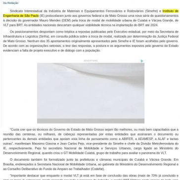 `Governo precisa reconhecer que não é dono da verdade`, protestam entidades favoráveis ao VLT – Folha Max