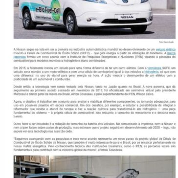Nissan e IPEN renovam acordo para desenvolver no Brasil elétrico movido a hidrogênio e etanol – TV Mais News