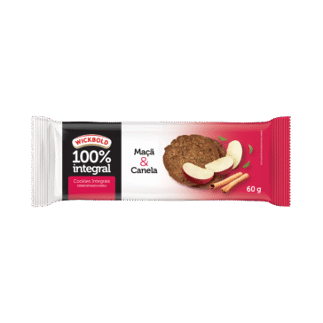 Wickbold lança cookies 100% integrais de maçã e canela