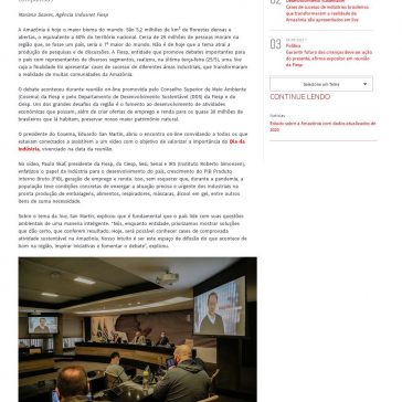 Cases de sucesso de indústrias brasileiras que transformaram a realidade da Amazônia são apresentados em live – FIESP