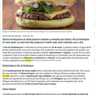 Ações Sociais no Dia do Hambúrguer  – Moema e região