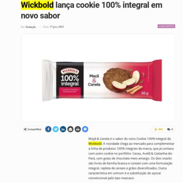 Wickbold lança cookie 100% integral em novo sabor – Newtrade