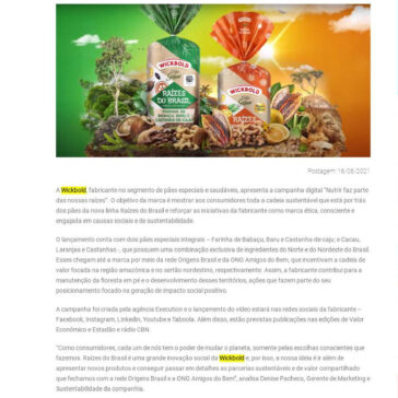 Wickbold estreia campanha sobre preservação da Amazônia – Marcas pelo Mundo