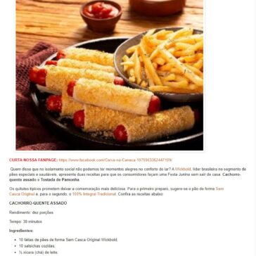 Festa Junina em casa: confira receitas de cachorro-quente assado e tostada de pamonha – Blog Cerva na Caneca