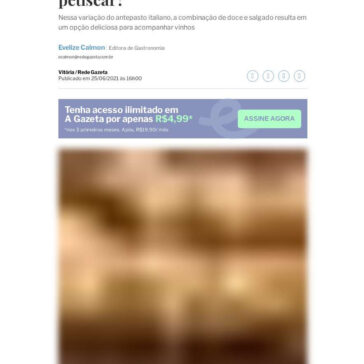 Bruschettas de cebola caramelizada e gorgonzola: bora petiscar? – Gazeta Online