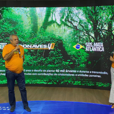 RTE Rodonaves realiza plantio de 15 mil mudas de árvores em áreas de mata nativa