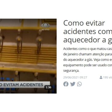 Como evitar acidentes com aquecedor a gás – Band TV