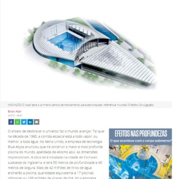 Abismo azul – Isto É (On-line)