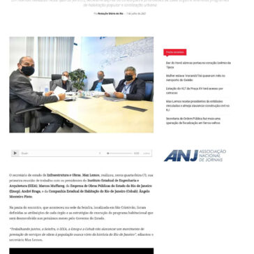 Max Lemos recebe presidentes de entidades vinculadas e almeja alavancar construção civil no RJ – Diário do Rio