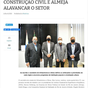 Max Lemos recebe presidentes de entidades vinculadas à construção civil e almeja alavancar o setor – Capital Mercado & Negócios