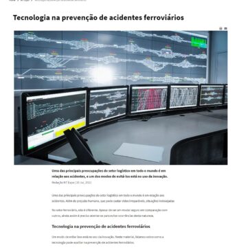 Tecnologia na prevenção de acidentes ferroviários – Intermodal