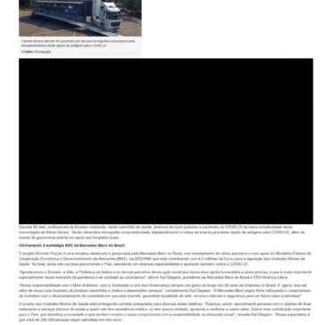 Mercedes-Benz e parceiros levam Unidade Móvel de Saúde para atendimento à população da microrregião de Itabira – Coisas de Agora