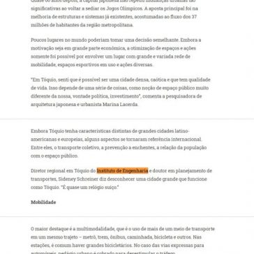 Como Tóquio pode inspirar cidades do Brasil – Aqui Notícias