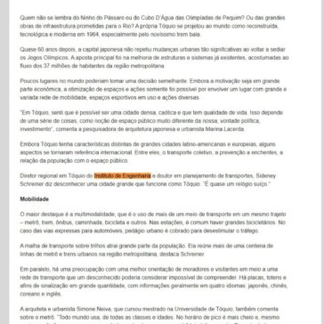 Como Tóquio pode inspirar cidades do Brasil – Diário do Sudoeste