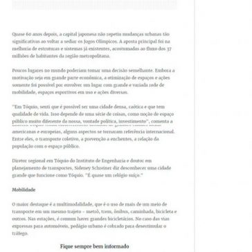 Como Tóquio pode inspirar cidades do Brasil – Estado de Minas