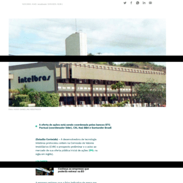 Intelbras protocola pedido de IPO que pode movimentar até R$ 1,871 bilhão – Estadão