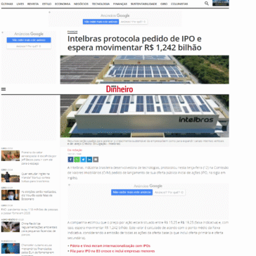 Intelbras protocola pedido de IPO e espera movimentar R$ 1,242 bilhão – ISTOÉ Dinheiro