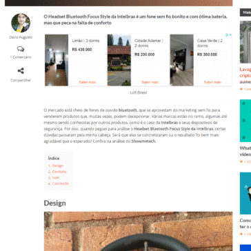 REVIEW: Headset Bluetooth Focus Style da Intelbras é um bom fone acessível – Showmetech