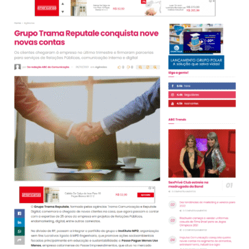 Grupo Trama Reputale conquista nove novas contas – Abc da Comunicação