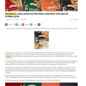 Wickbold lança wrap de proteína com whey protein na formulação – Fiel Pet
