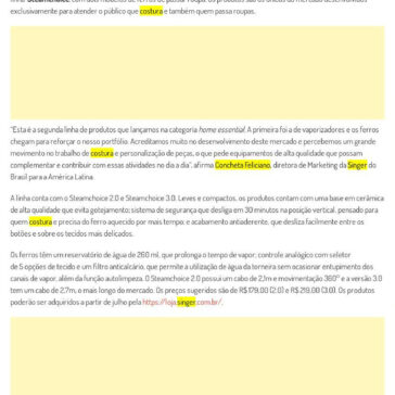 Singer do Brasil expande categoria de home essential com lançamento de ferros de passar roupa – Mirian Gasparin