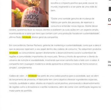 Em nova campanha, Wickbold foca em nutrição e saudabilidade – ABIMAPI