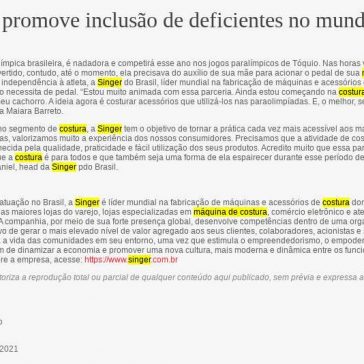 Tecnologia promove inclusão de deficientes no mundo da costura – Textilia