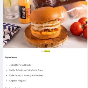 Receita de Hambúrguer de lombo refogado – Comida e Receitas
