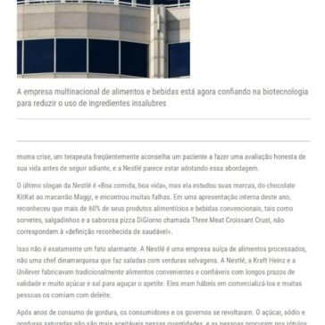 A Nestlé projeta uma saída para os anos gordurosos – Edary News